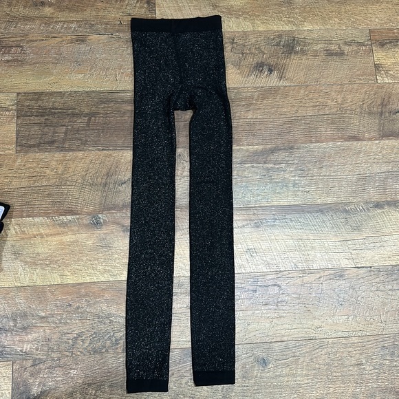 NWT 3 Pairs Claire’s Fleece lined Black Tights Size S/M Footed & Footless - Picture 14 of 15